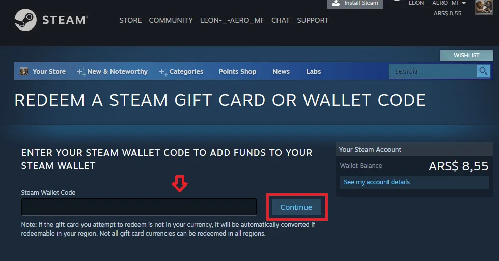استیم والت گلوبال / Global Steam Wallet